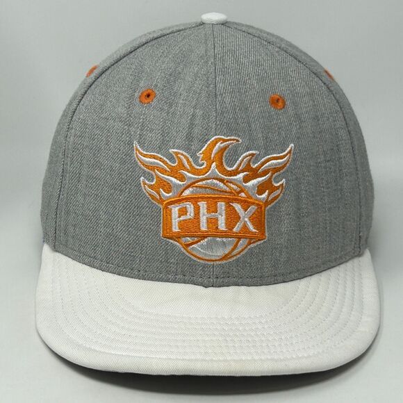 Phoenix Suns Hat Baseball Cap PHX NBA Basketball New Era 9Fifty Snapback Gray - Picture 1 of 12